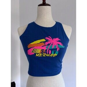 Salty Mermaid Cropped Tank